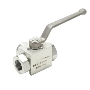 High Pressure L Port 3 Way Stainless Steel Ball Valve Anti Leakage Solid Square Body NPT Internal Thread Manual Shutoff Valve