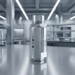 High Pressure Manual Relief Valve 316 Stainless Steel Body PEEK Valve Disc Metal Seat Seal 20000 psi(g) Back Pressure