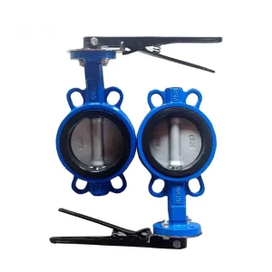 High Pressure Manual Wafer Type Butterfly Valve with Seal Corrosion Resistant for Chemical Industry Cast Iron