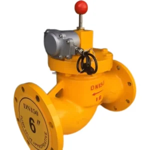 High Pressure Normal Temperature Solenoid Operated Gas Emergency Shut-off Globe Valve with Flange Connection for Oil System