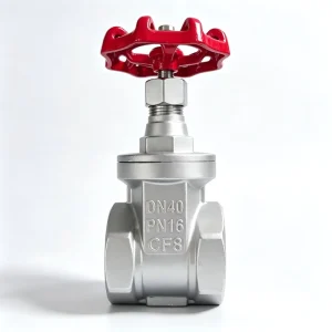High Pressure PN16 Stainless Steel Gate Valve Female Thread Handwheel Type Plumbing Gate Valve