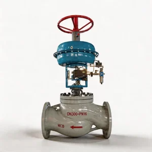 High Pressure Pneumatic Control Valves with Diaphragm Actuator 4 20mA Digital Smart Positioner for Propane Flow Regulating