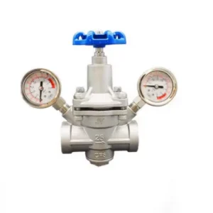High-Pressure Reducing Valve with Gauge