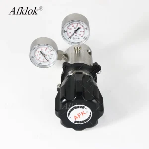 High-Pressure SS316L Pressure Reducing Valve for Oxygen, Nitrogen, and Helium Industrial Gas Pressure Regulation