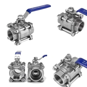 High Pressure Stainless Steel 304 316L DN15 Limit Switch Sanitary 3pc Ball Valve With Tri Clamp Welded Threaded