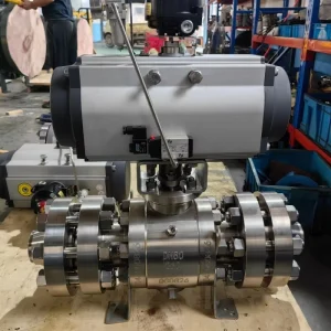 High Pressure Stainless Steel Ball Valve ASME B16.34 Steam Service Metal Seated Valve Oil and Gas Pipeline Waterworks