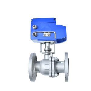 High Pressure Steam Oil Electric Ball Valve Electric Actuator Flange Ball Valve