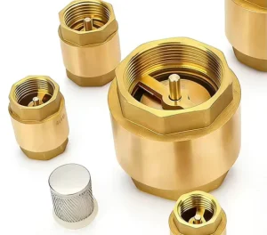 High Pressure Vertical No Return Valve Manual Check Valve Brass 1/2″-2″ Inch Brass Check Valve