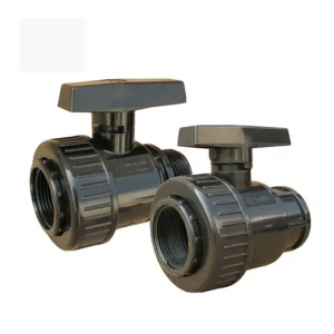 High Quality 4″ UPVC Manual Ball Valve for Water Irrigation OEM ISO9001 CE Certified 50 Years Warranty Grey Black Normal