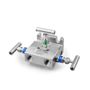 High Quality 6000psi Manual Needle Structure 3 Way Valve Stainless Steel 316 ISO Certified Manifold OEM Available