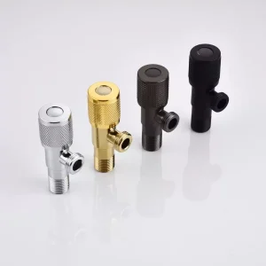 High Quality Angle Valve Hot and Cold Water Angle Valve Thickened Stainless Steel Bathroom Stop Water Valve