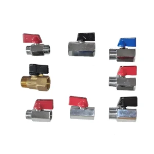 High Quality Brass Zinc Mini Ball Valve OEM ODM 1 2 1 for Water Manufacturer Offers Good Price