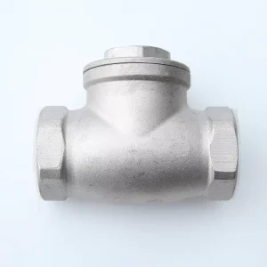 High Quality Customized 304 Stainless Steel Horizontal 1-inch Check Valve with Corrosion-resistant Internal Thread