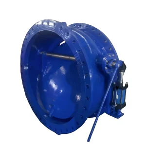 High Quality Ductile Iron Micro Resistance Slow Closing Butterfly Check Valve with Counterweight Lever