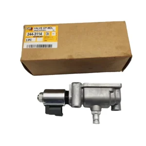 High Quality Excavator Shutoff Solenoid Valve 24V Hydraulic Solenoid Valve 244-3114 2443114
