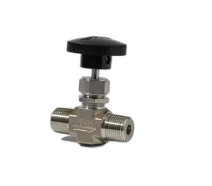 High Quality FD LOK SS V1 M Forged Stainless Steel 5000PSI Hydraulic Needle Valve 2 Way Male X Male NPT Angle Manual 3 Year