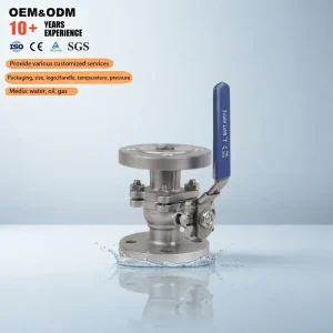 High Quality Floating Type Stainless Steel Flange Ball Valve High Platform Manual Water Ball Valve Support OEM