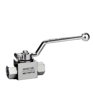 High Quality High Pressure Hydraulic Ball Valve Carbon Steel Gas Air Oil Ball Valves KHB High Pressure Ball Valve