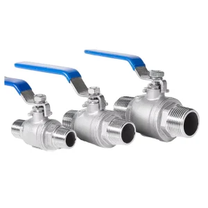 High Quality High Pressure Male Thread 2 Inch 3 4 1 1 2 SS Stainless Steel Ball Valve 1 2” 1 4” 304 Inox Manufacturer Price
