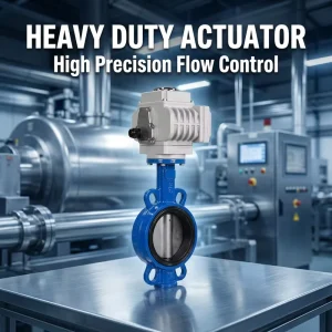 High Quality High Temperature Sanitary Food Grade Stainless Steel With 12 point Auxiliary Handle Electric Butterfly Valve