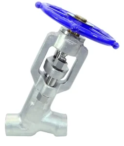 High Quality JIEMIAO Manual 304 316 High Pressure 1500Lb SW BW Connection DN10 DN25 Y Shaped Globe Valve for Water Oil Stop