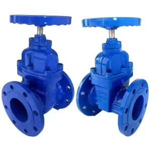 High Quality Manual Anti leakage Ductile Municipal Water Supply Pipeline Iron Flange Soft Seal Non rising Stem Gate Valve PN16