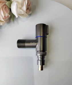 High Quality Modern Bathroom 304 Stainless Steel Angle Valve Basin Angle Stop Valve Factory