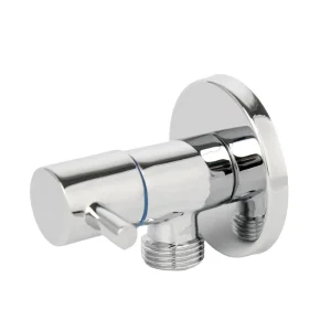 High Quality Modern Design Single Handle Chrome plated Copper Brass Manual Angle Valve Hot Cold Water Bidet Faucet