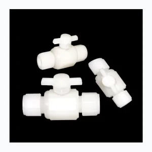 High Quality PVDF Ferrule Ball Valve Chemical Resistant Full Port Plastic Ball Valve for Water Treatment