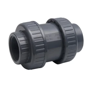High Quality Plastic UPVC Check Valve Ball Type and Spring Type PVC Double Union Check Valve