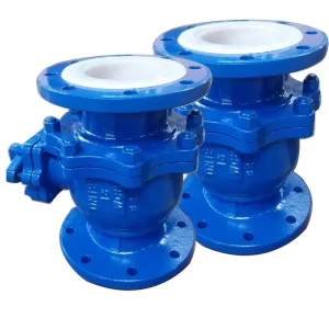 High Quality Pneumatic DN80~8000 Ball Globe Valve Carbon Steel Stainless Steel PFA PTFE Coated Lining Forged Flange Tube Pipe