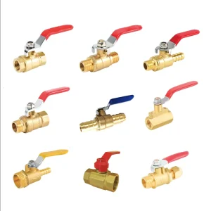 High Quality Pneumatic OEM 1 2 2 in Brass Ball Valve ISO228 ISO6509 for Water Oil and Air Transportation