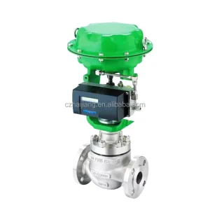 High Quality Pneumatic Single Seated Control Valve Pneumatic Flanged Regulating Valve for Food Beverage Processing