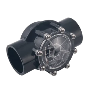 High Quality Professional 2′ Straight Check Valve Compatible with Swimming Pool Positive Seal PVC Durable Valves
