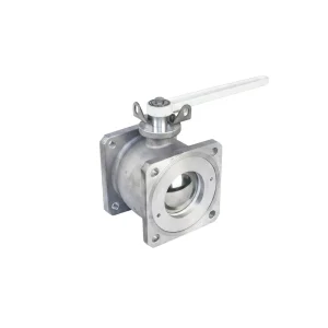 High Quality Square Flange Ball Valve Aluminum Alloy Body for Tank Truck Operation Box Loading System