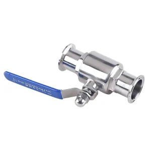 High Quality Ss 304 316 Sanitary Stainless Steel Manual Tri Clamp Tc End Inox 2 Inch 2 way Triclamp Ball Valve