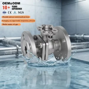 High Quality Stainless Steel Flange Ball Valve Japanese Standard High Platform Manual Water Valve Support Custom OEM