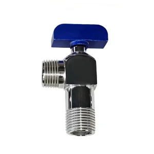 High Quality Stainless Steel Modern Manual Angle Valve for Cold & Hot Water Male Thread DN15 Home Plumbing