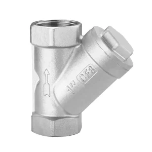 High Quality Stainless Steel Pipe Fitting Screw End Valve Plug Structure Y Type Strainer