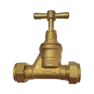 High Quality T Shaped Handle Brass Globe Valve OEM Water Stop Shutoff Valve with Nut Direct Factory Sales