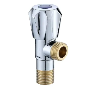 High Quality Traditional Design Brass Angle Valve for Kitchen & Bathroom Manual Drain Valve Pipe Fittings for Water Supply