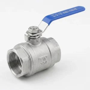 High Quality Two Piece Female Thread Carbon Steel Ball Valve OEM High Pressure Water Valve