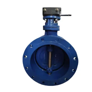 High-Sealing Flanged Double Eccentric Manual Butterfly Valve for Water PN10-40 DN100-DN1200 5-Year Warranty