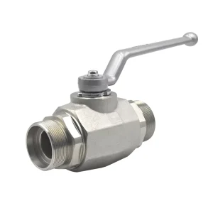 High Sealing Performance BKH Manual High Pressure Hydraulic Ball Valve 24° Cone Ext. Thread SS304 SS316L Carbon Steel