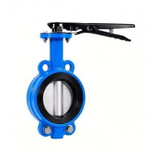 High Specification Handle Wafer Type Soft Sealed Butterfly Valve DN40 DN200