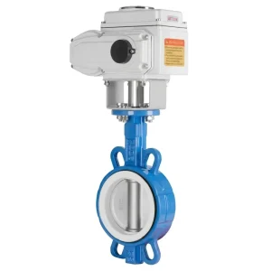 High Temp High Pressure Ductile Iron Electric Butterfly Valve AC220V PTFE 304 SS Manual Auto OEM General Application
