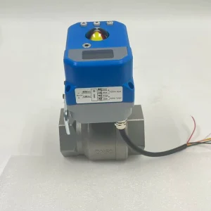 High Temperature 15 4 20mA Flow Regulating Control Valves NPT Threaded Ball Valve for Water Gas and Oil Adjustable Proportional