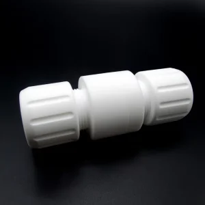 High Temperature Anti Corrosion PTFE Plastic One Way Check Valve 4 Points Expansion Quick Connect Gas Water Pipe