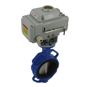 High Temperature Butterfly Valve with Tamper Switch Pneumatic Operation