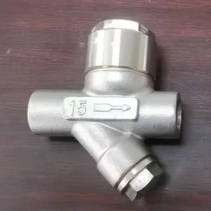 High Temperature ISO9001 Certified SS304 T Type Check Valve for Gas Steam Trap